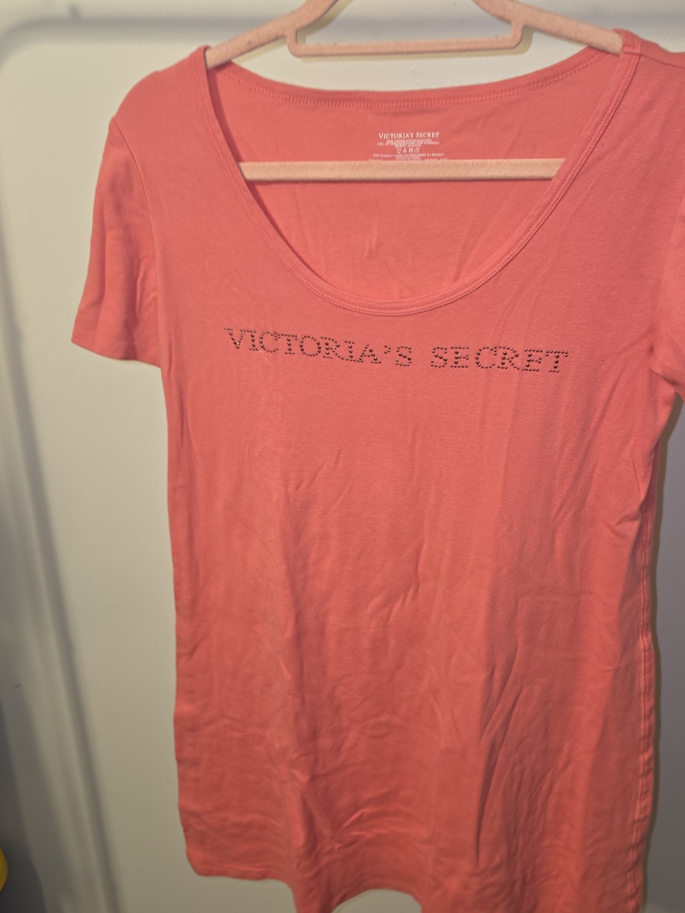 Victoria's Secret pink cotton #sleepdress #victoriassecret